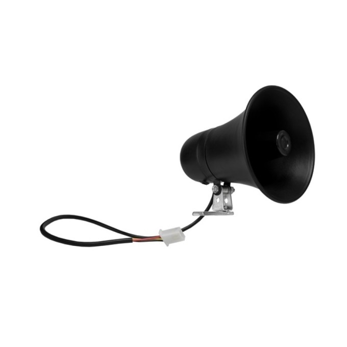 Sirena electronica motocicleta 12V 80W (PACHET COMPLET)